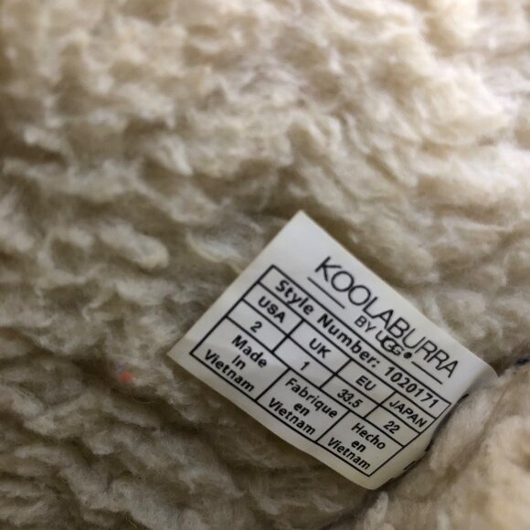 Koolaburra Boots Kids Girls 2 Brown Suede Pull On Lined Winter - Picture 11 of 11